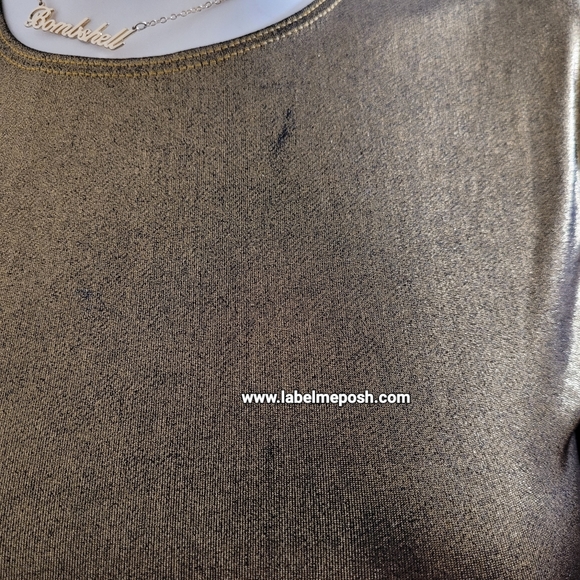 American apparel gold metallic bodysuit - Picture 6 of 6